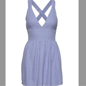 Abercrombie Linen Romper Dress